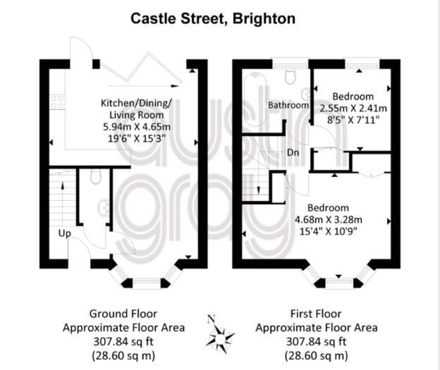 הוילה Castle Street - Central Brighton Townhouse, Up To 8 Guests מראה חיצוני תמונה